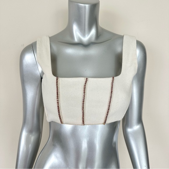 NEW!!! 7 for all Mankind women jeans top size XS - Picture 1 of 8